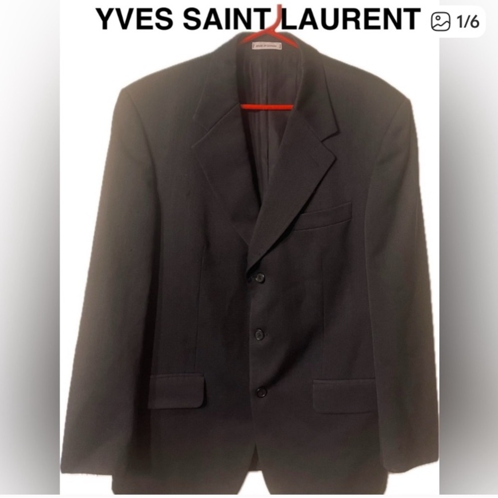 Yves Saint Laurent Blazer Jacket Blue